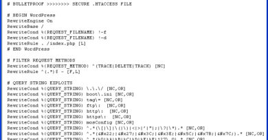 come creare e configurare file .htaccess per wordpress